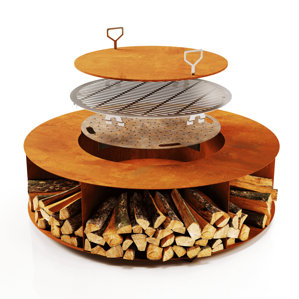 Kiemo židiniai / kepsninės „Vincent” - Rusty.lt