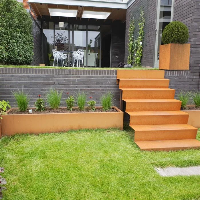 Rusty įgyvendintas Corten plieno projektas