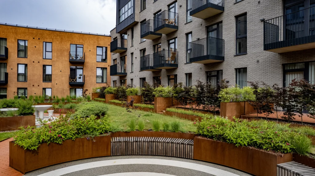 Rusty įgyvendintas Corten plieno projektas
