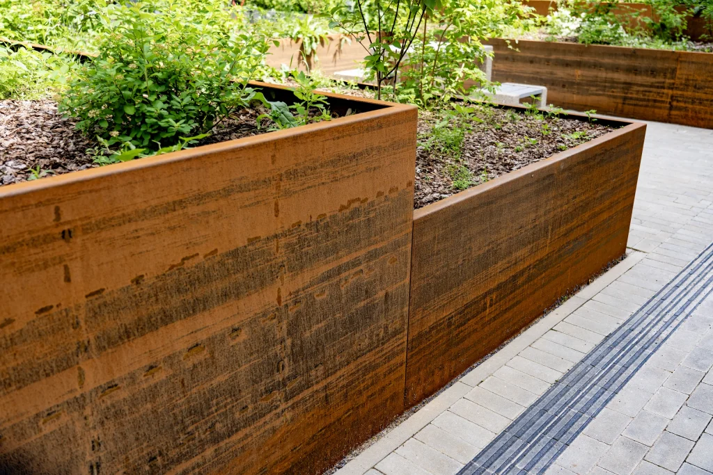Rusty įgyvendintas Corten plieno projektas