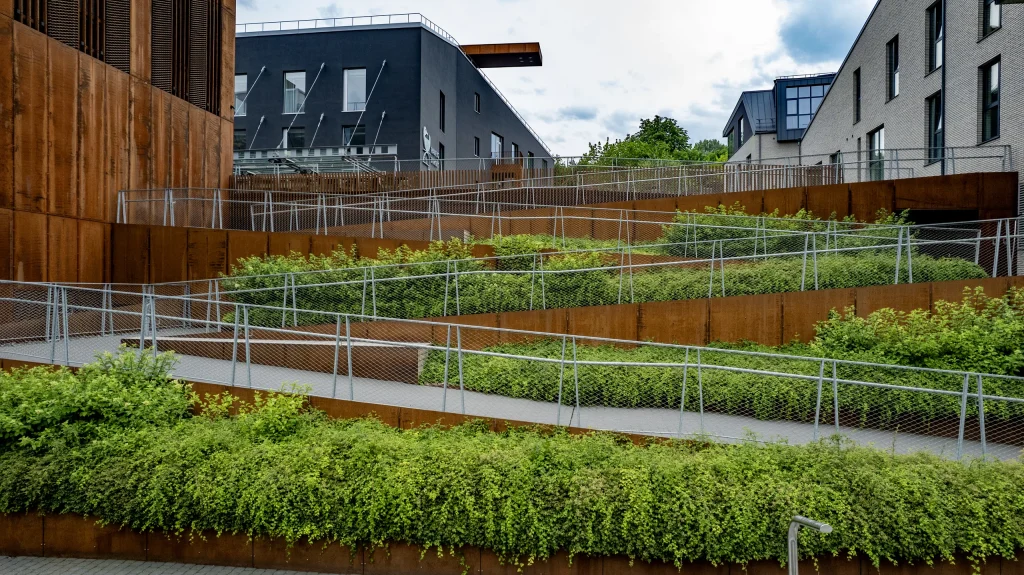 Rusty įgyvendintas Corten plieno projektas
