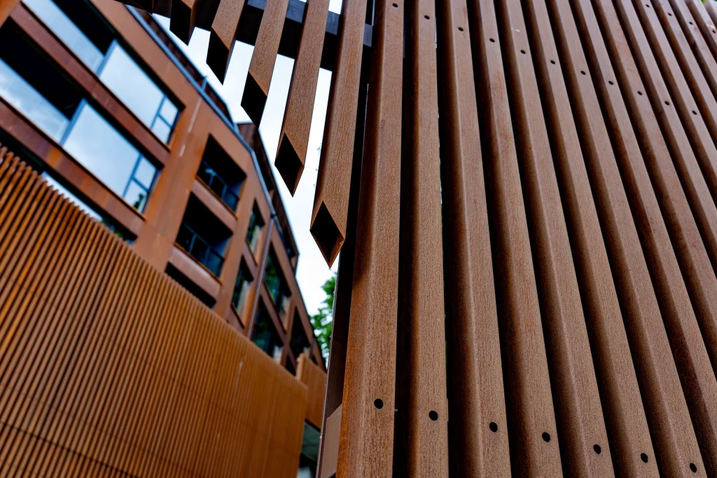 Rusty įgyvendintas Corten plieno projektas