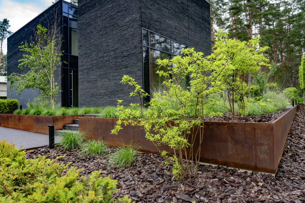 Rusty įgyvendintas Corten plieno projektas