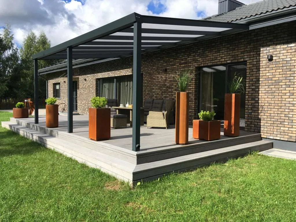 Rusty įgyvendintas Corten plieno projektas
