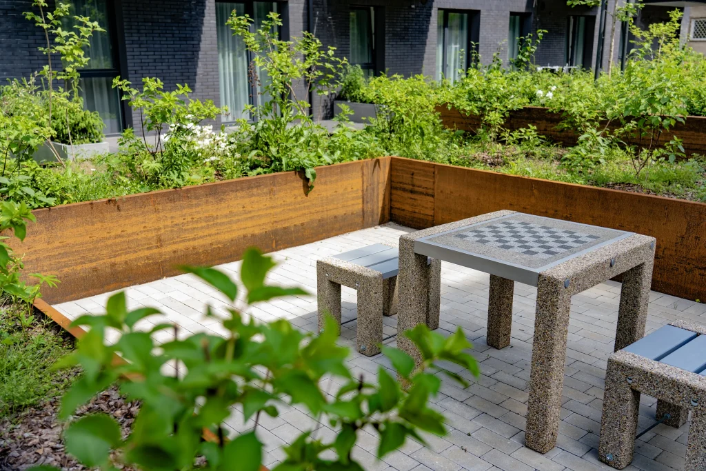 Rusty įgyvendintas Corten plieno projektas