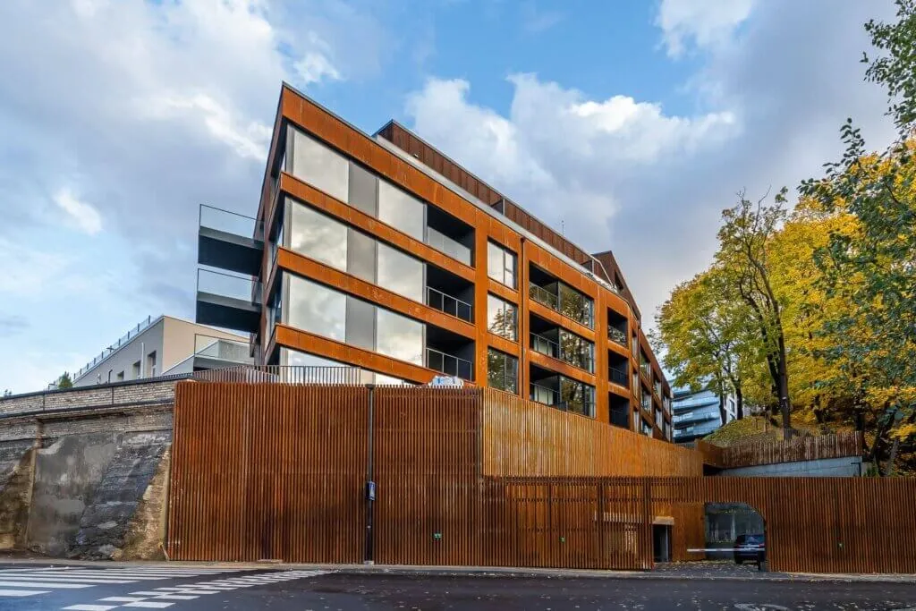 Rusty įgyvendintas Corten plieno projektas
