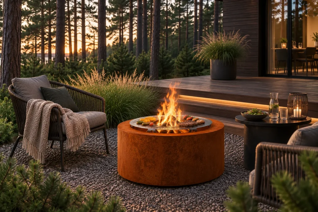 Outdoor fireplace / grill Alicia