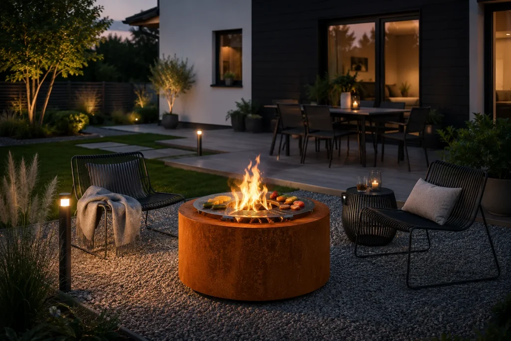 Outdoor fireplace / grill Alicia