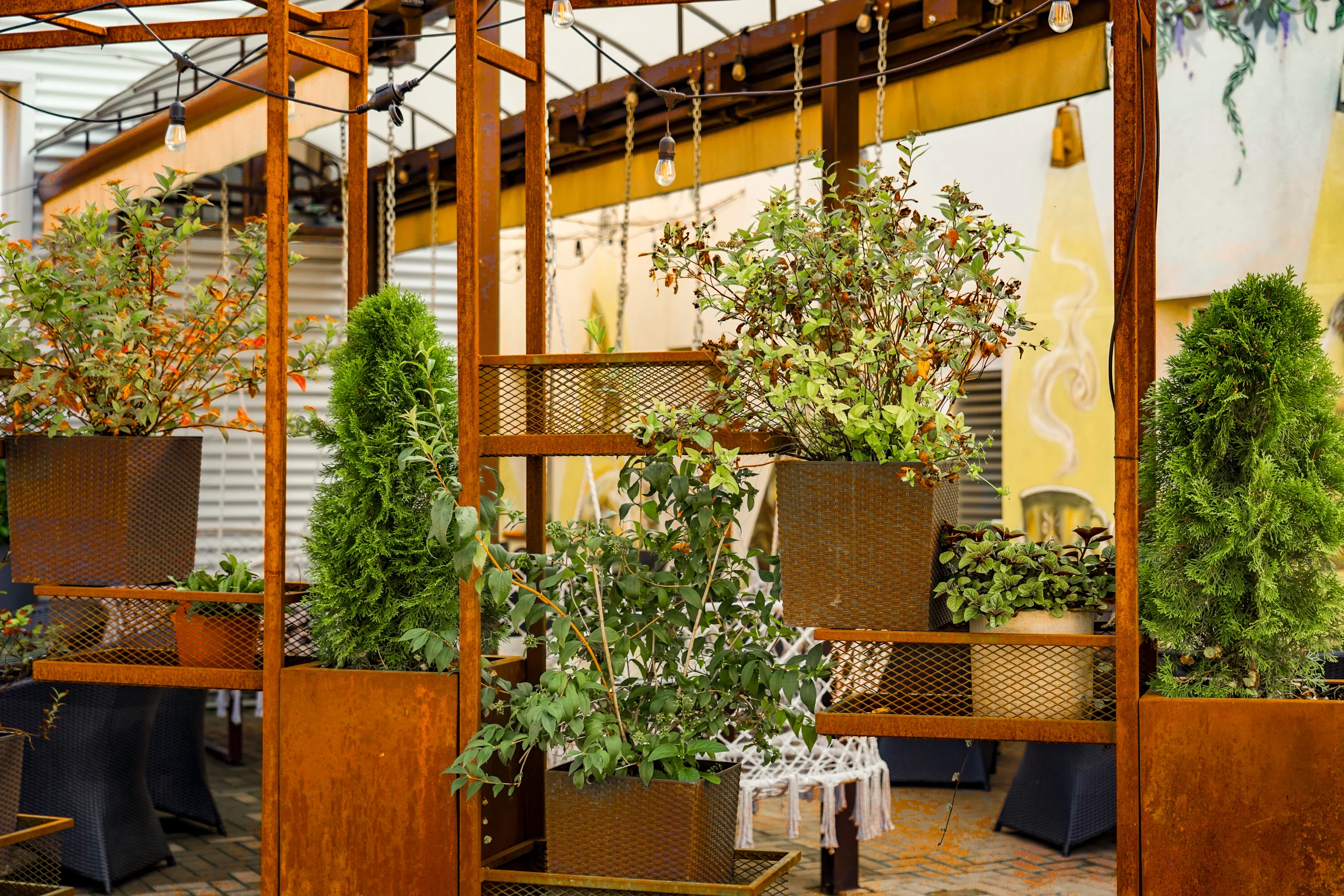 Šeduva bakery courtyard