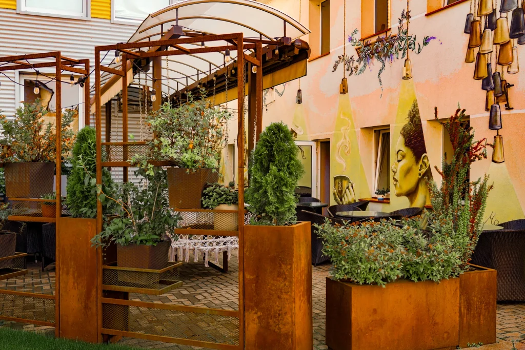 Šeduva bakery courtyard