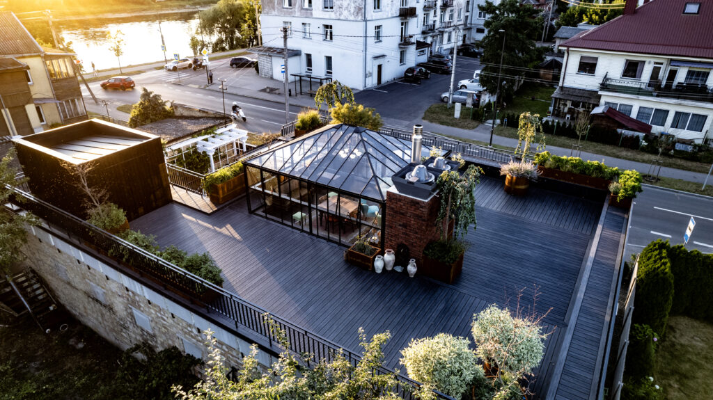 Rooftop Terrace in Kaunas