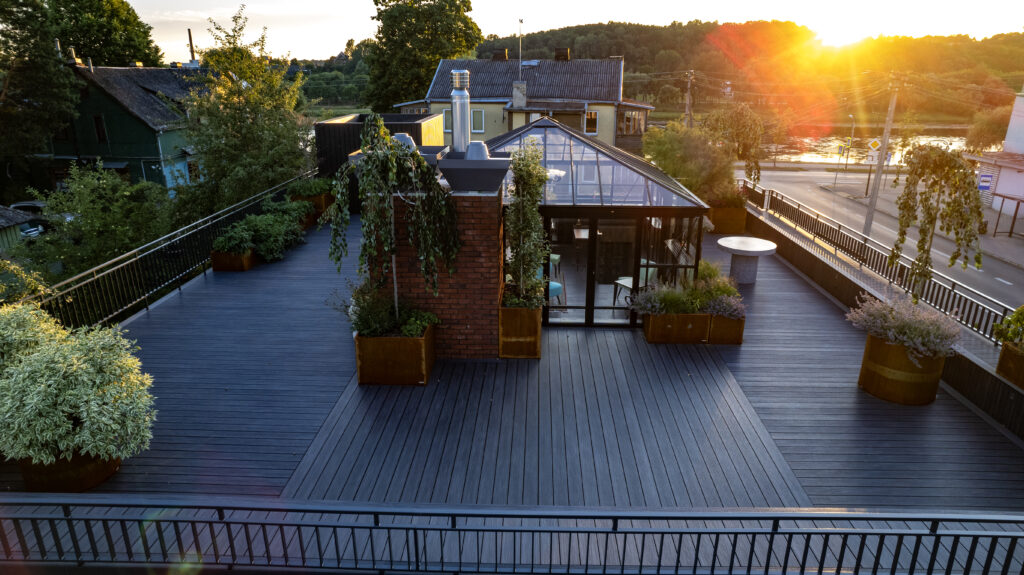 Rooftop Terrace in Kaunas