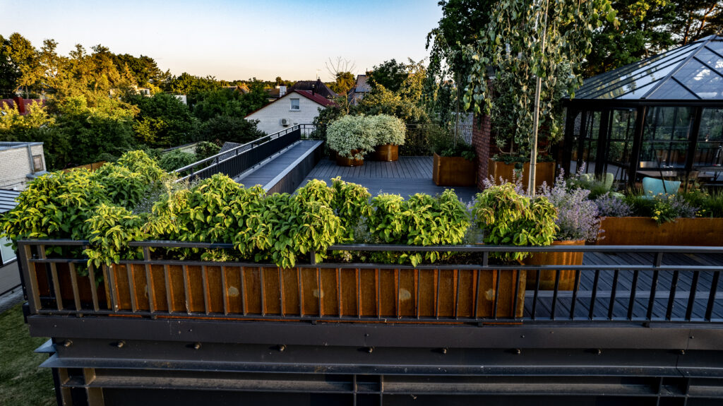 Rooftop Terrace in Kaunas