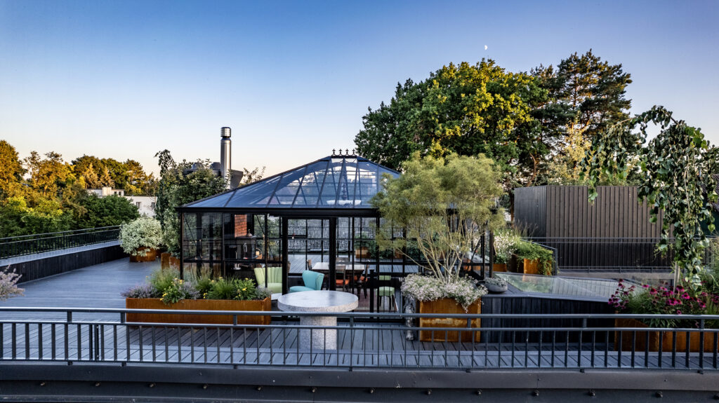 Rooftop Terrace in Kaunas