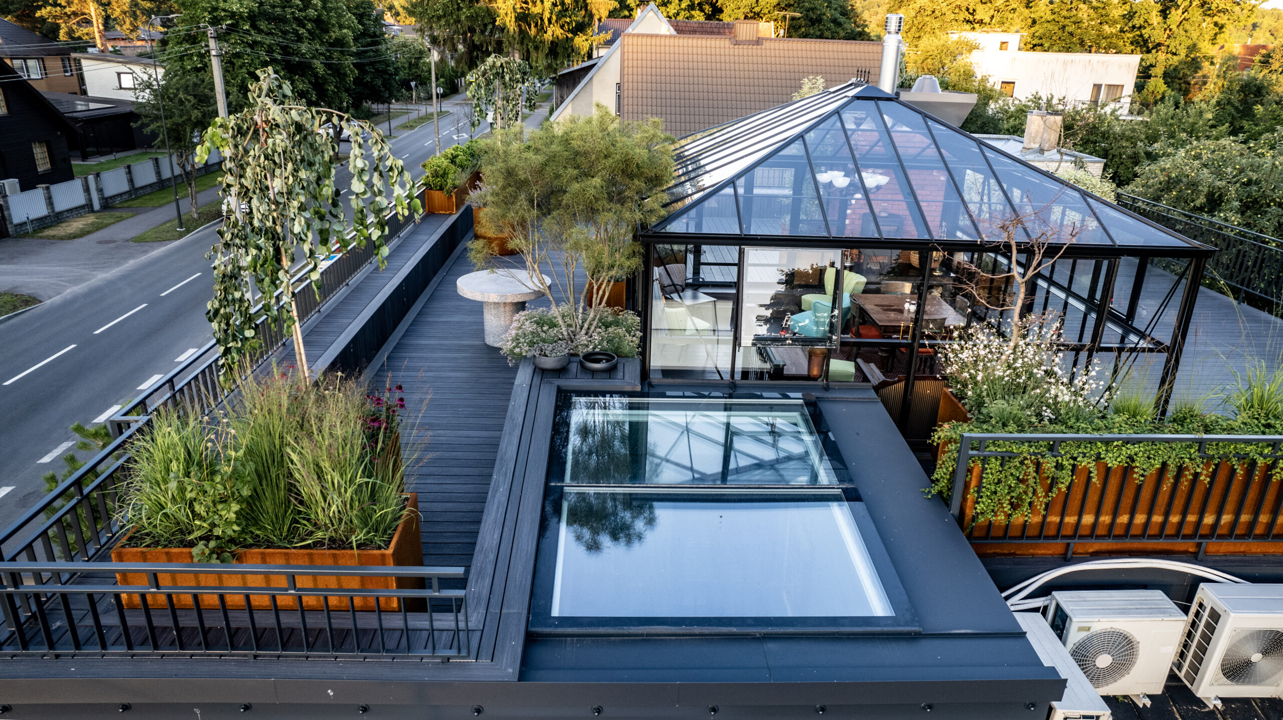 Rooftop Terrace in Kaunas