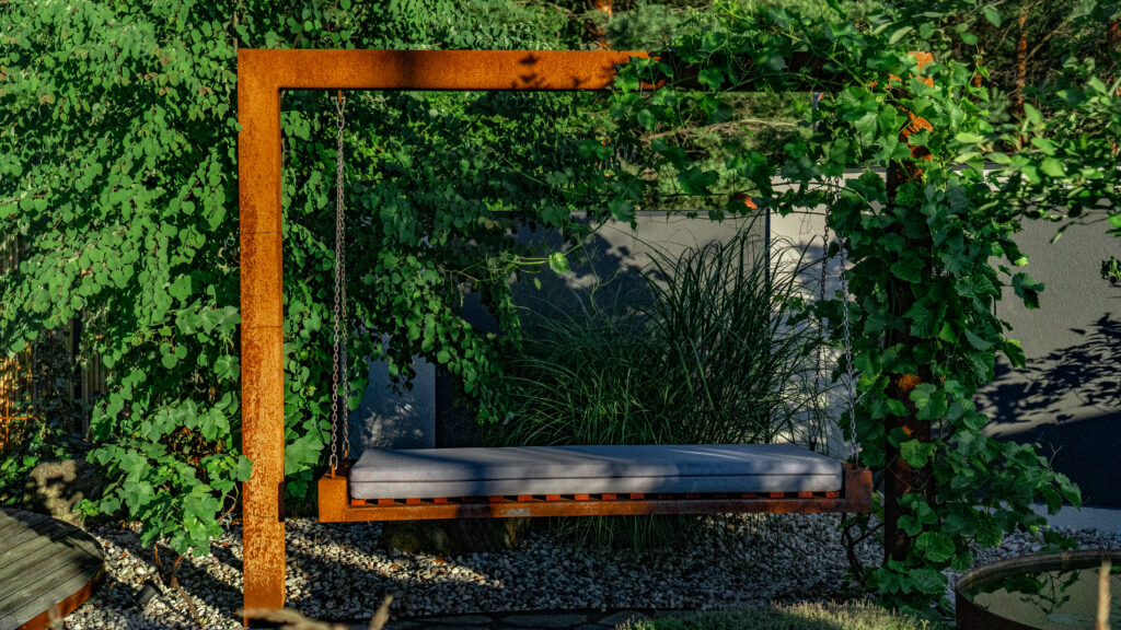Outdoor Area of a Private House in Palemonas