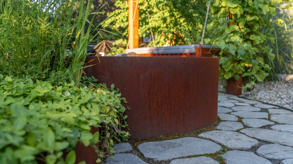 Outdoor Area of a Private House in Palemonas